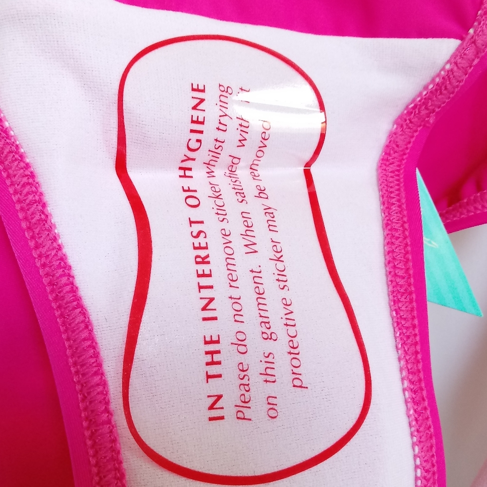 New w/Tags Simply Yours by Simply Be Hot Pink  Bikini Bottoms - Picture 5 of 6